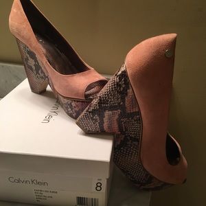 Calvin Klein wedge heel